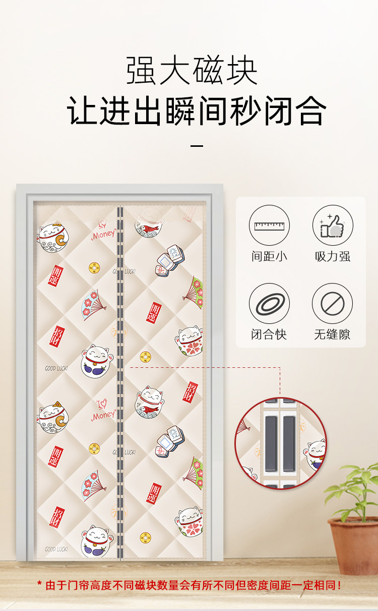秋冬季棉门帘 图7