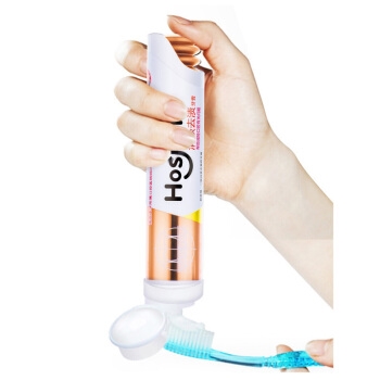 京东PLUS会员： Hosjam 皓齿健 清焱去渍牙膏 清新柠檬 100g *5件 图2
