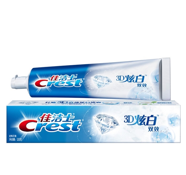Crest 佳洁士 3D炫白双效牙膏 120g *2件 图5