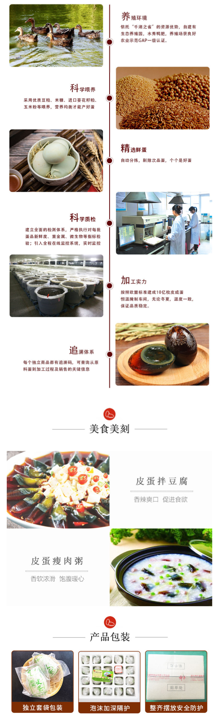 神丹 无铅溏心松花皮蛋 20枚 图5