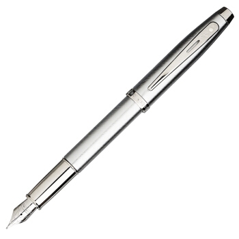 历史低价： Sheaffer 犀飞利 100系列 钢笔 F尖 钢杆白夹 图1