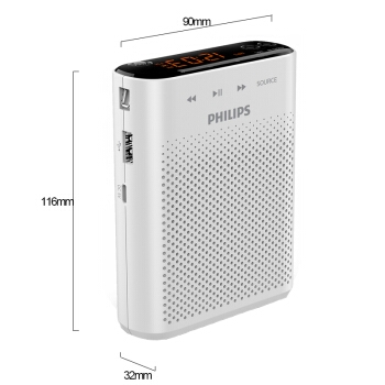 8日0点： PHILIPS 飞利浦 SBM220 户外小音箱 图2