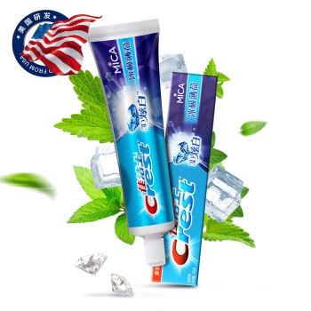 Crest 佳洁士 3D炫白 冰极薄荷牙膏 120g *3件 图4