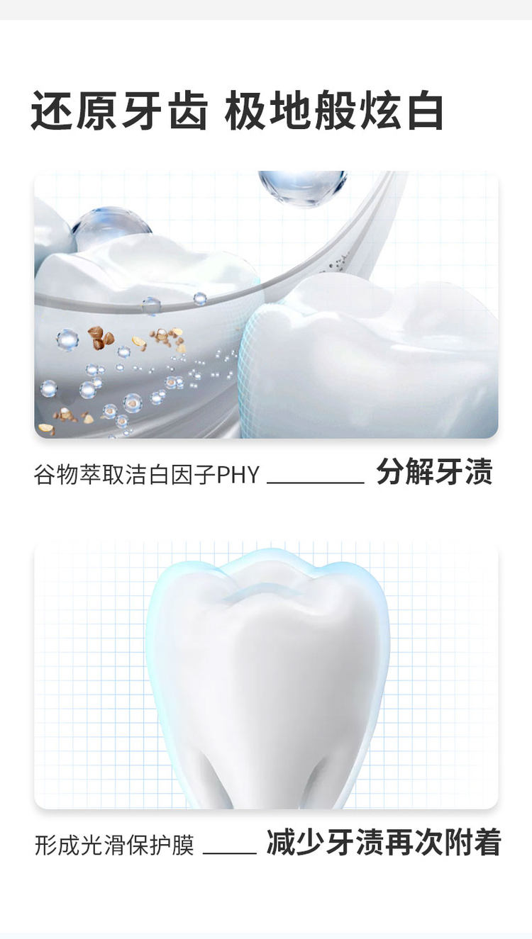 冷酸灵 极地白泵式按压抗敏感洁牙家庭实惠装牙膏 图3