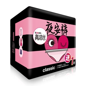 京东PLUS会员： kotex 高洁丝 蜜桃小姐夜安裤 L号（5条+1条） *5件 +凑单品 图3
