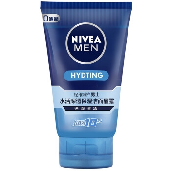 NIVEA 妮维雅 男士水活深透保湿洁面晶露 100g *3件 图3