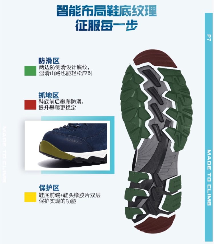 《沙海》赞助商 凯乐石 kailas 秋季新款 男低帮防水徒步鞋 上脚即穿零磨合 图6