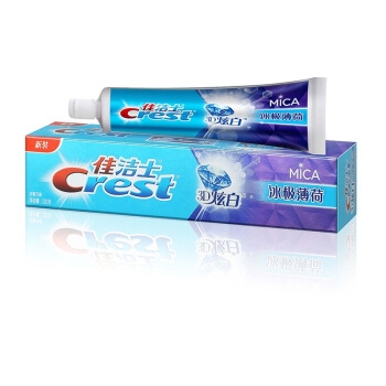 Crest 佳洁士 3D炫白 冰极薄荷牙膏 120g *3件 图1