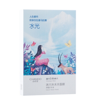 CHANDO 自然堂 冰川水水光面膜 5片 *15件 图4