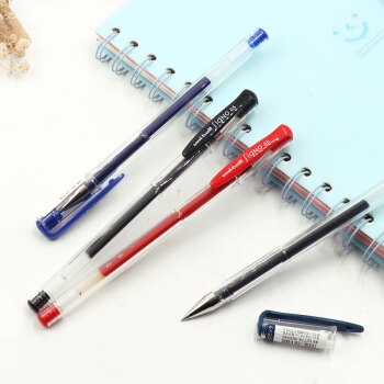 uni 三菱 UM-100 中性笔 黑色 0.5mm 5支装 *6件 图5