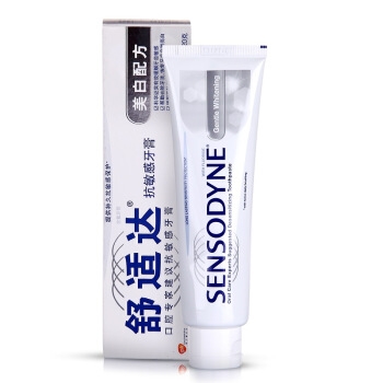 SENSODYNE 舒适达 美白配方 抗敏感牙膏 180g *5件 图5