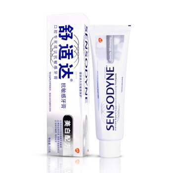 SENSODYNE 舒适达 美白配方 抗敏感牙膏 180g *5件 图4