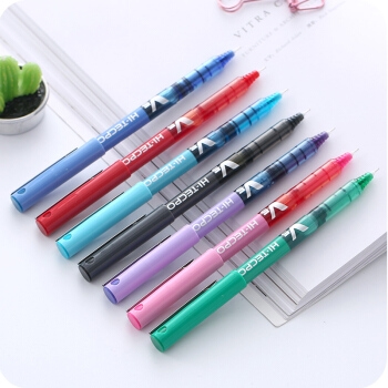 京东PLUS会员： PILOT 百乐 BX-V5 直液式中性笔 0.5mm 12支 黑色 图4
