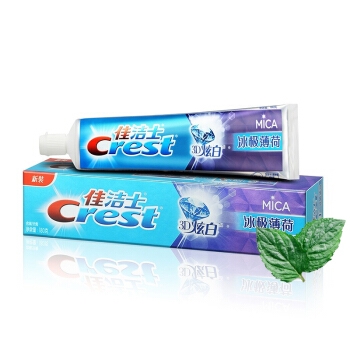 Crest 佳洁士 3D炫白冰极薄荷牙膏 180g *3件 图1