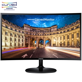 京东PLUS会员： SAMSUNG 三星 C24F390FHC 23.5英寸 曲面显示器 图2