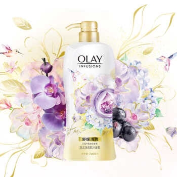 Olay 玉兰油 黑加仑香氛沐浴露 700ml 图1
