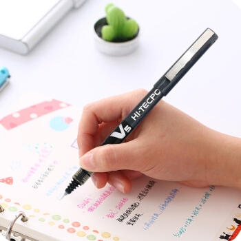 京东PLUS会员： PILOT 百乐 BX-V5 直液式中性笔 0.5mm 12支 黑色 图3
