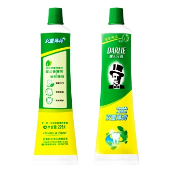 DARLIE 黑人 双重薄荷 牙膏 225g *3件 图4