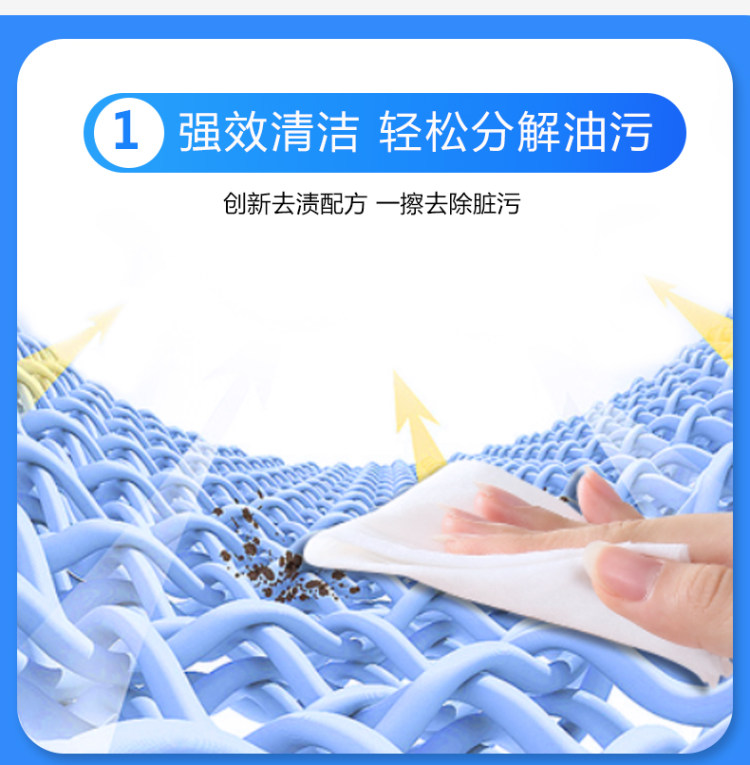 胜剑 羽绒服清洗湿免水湿巾 图5