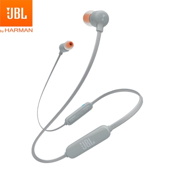 JBL T110BT 入耳式蓝牙耳机 灰色 图1