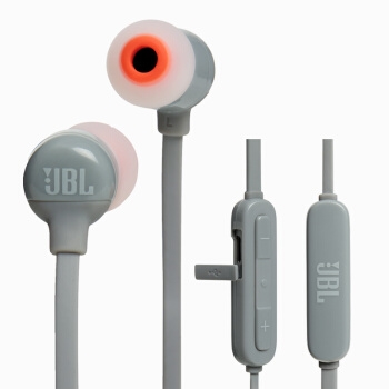 JBL T110BT 入耳式蓝牙耳机 灰色 图3