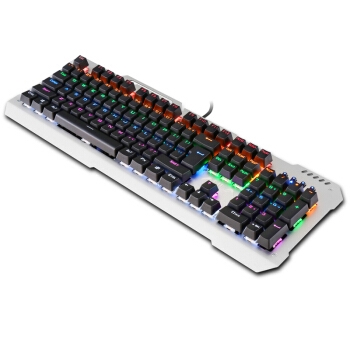 AULA 狼蛛 F2008 混光机械键盘 青轴 黑色 RGB 图4