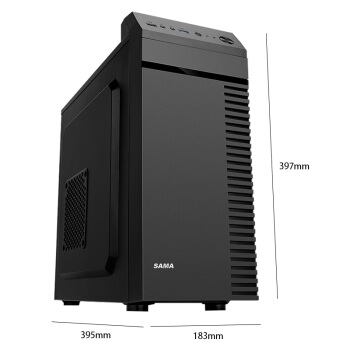 SAMA 先马 商英套装 电脑机箱 + 额定300W电源 套装 图3