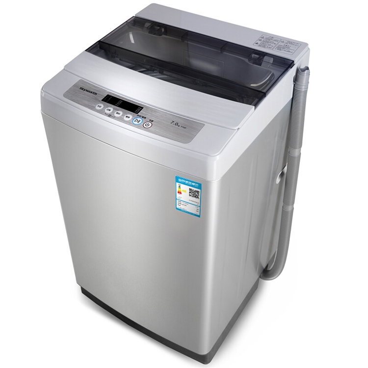 SKYWORTH 创维 T75F 全自动波轮洗衣机 7.5kg 银色 图3