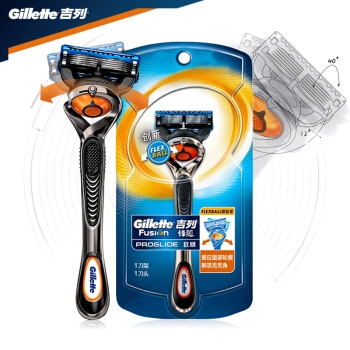 Gillette 吉列 锋隐致顺 剃须刀套装 （1刀架1刀头） *2件 图1