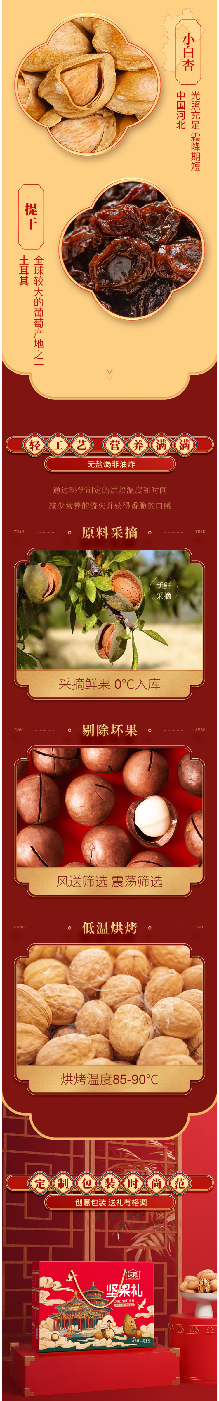 沃隆 7种混合坚果中秋礼盒 1250g 图3