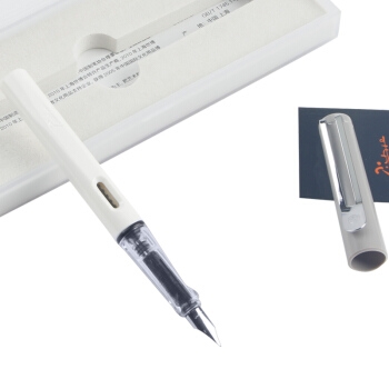 pimio 毕加索 钢笔签字笔 0.5mm 619灰白色 *3件 图5