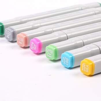 京东PLUS会员: TRUECOLOR 真彩 MK2900A-48 方杆专业马卡笔套装 48色 图4
