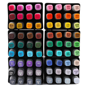 TRUECOLOR 真彩 MK2900A 72色马克笔双头酒精油性马克笔套装 *2件 图4