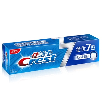 Crest 佳洁士 全优7效 祛牙渍健白牙膏 180g *10件 图4