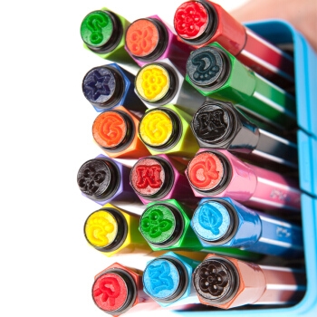 京东PLUS会员、有券的上： TRUECOLOR 真彩 2183 肥肥系列 36色印章水彩笔 *2件 图3