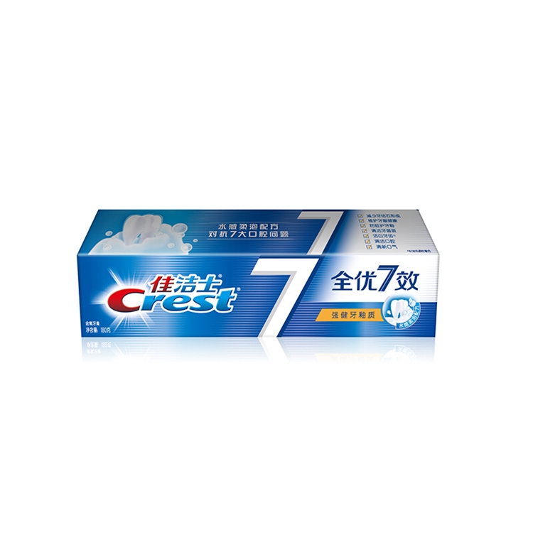 京东PLUS会员： Crest 佳洁士 强健牙釉质牙膏 180g *3件 图2