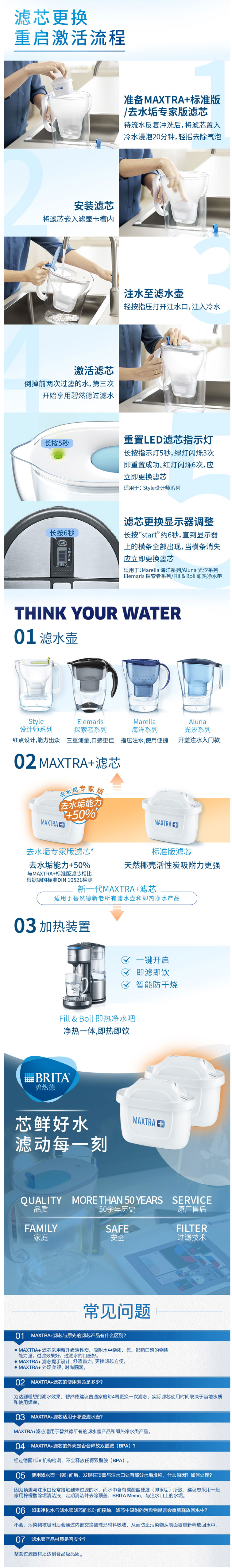 碧然德 Brita 第三代 Maxtra+ 标准版 多效滤芯 12枚 图2