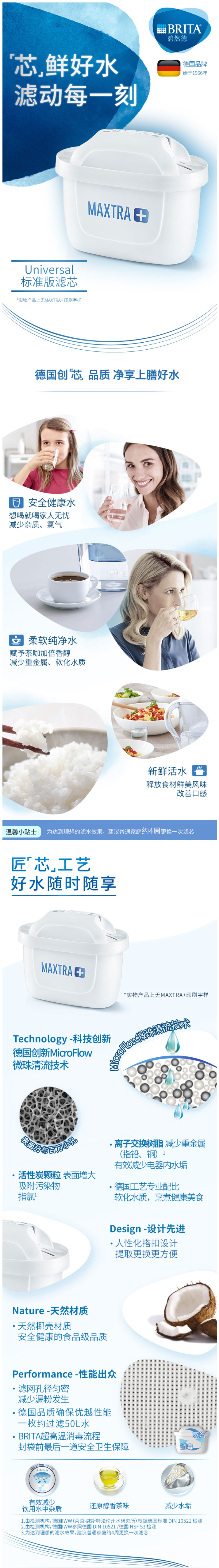碧然德 Brita 第三代 Maxtra+ 标准版 多效滤芯 12枚 图1