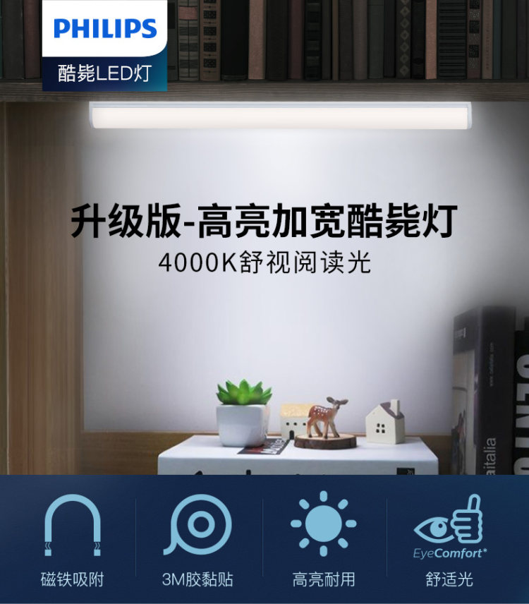飞利浦 LED酷毙 书桌神器 磁铁插电款 图1