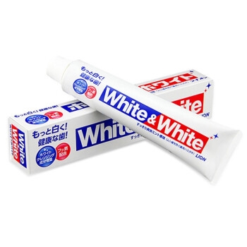 京东PLUS会员： LION 狮王 WHITE&WHITE洁白牙膏 150g *8件 图4