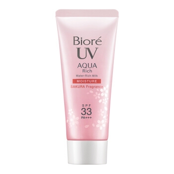 Biore 碧柔 水活防晒柔润凝蜜 60gSPF33+ PA+++ *2件 图2