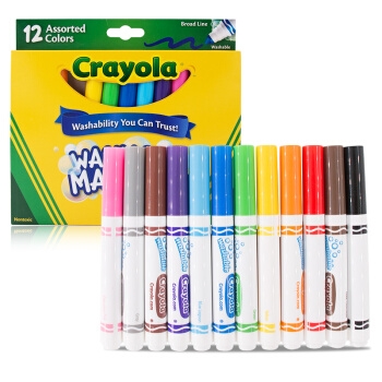 Crayola 绘儿乐 58-8825 水彩笔套装 12色 *4件 图1
