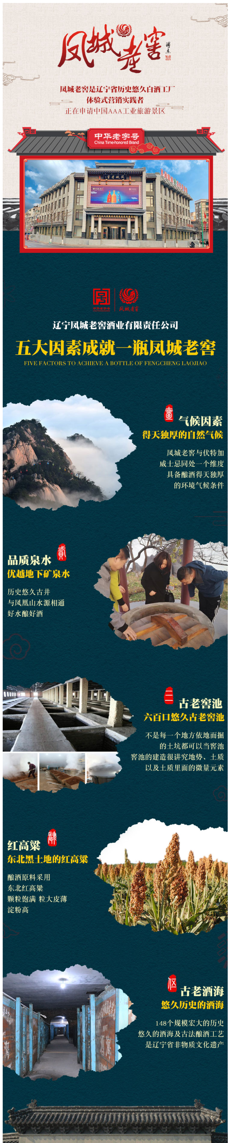 中华老字号 凤城老窖 百年窖50度浓香型粮食酒 500ml 图1