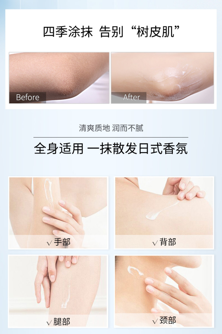 日本 森田药妆 玻尿酸身体乳 400ml 男女通用 持久变白 图5