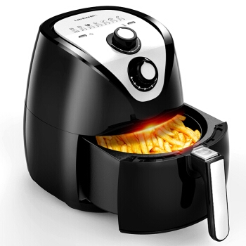 12日0点： LIVEN 利仁 KZ-J3400 空气炸锅 3.5L 黑色 +凑单品 图3