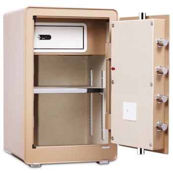 deli 得力 4084 锦腾系列 双保险全钢防盗办公家用保管柜 高60cm 图4