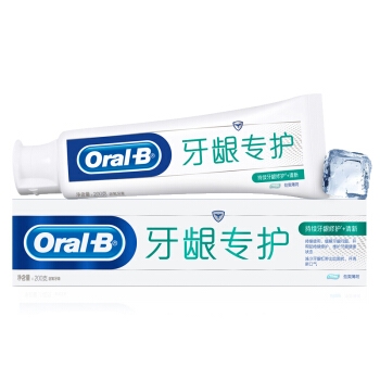 Oral-B 欧乐-B 牙龈专护牙膏 修护清新型 200g *3件 图5