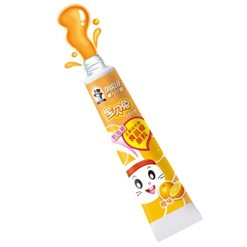 黑人（DARLIE）宝贝兔儿童牙膏40g（橙味）防蛀固齿 温和洁净 含氟含钙 *2件 图2
