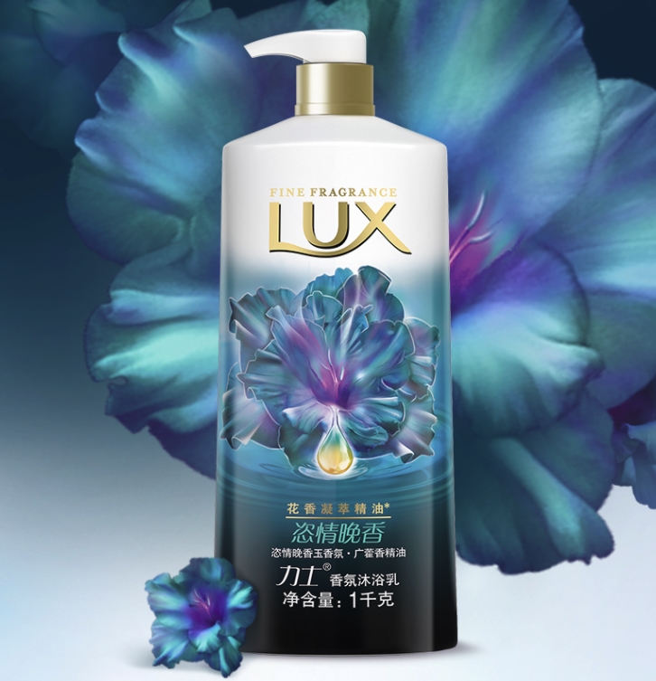 LUX 力士 恣情晚香 精油香氛沐浴乳 1kg *6件 图5