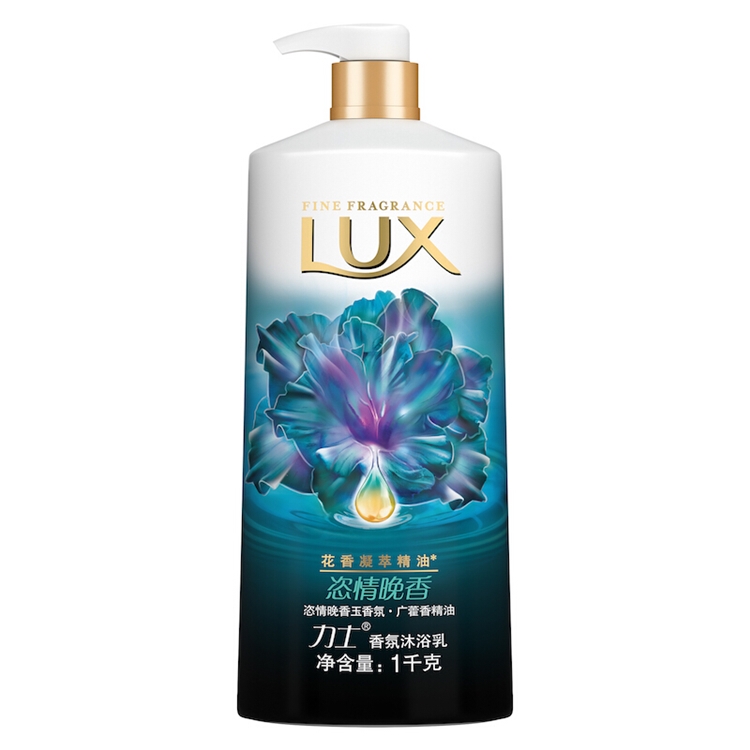 LUX 力士 恣情晚香 精油香氛沐浴乳 1kg *6件 图1